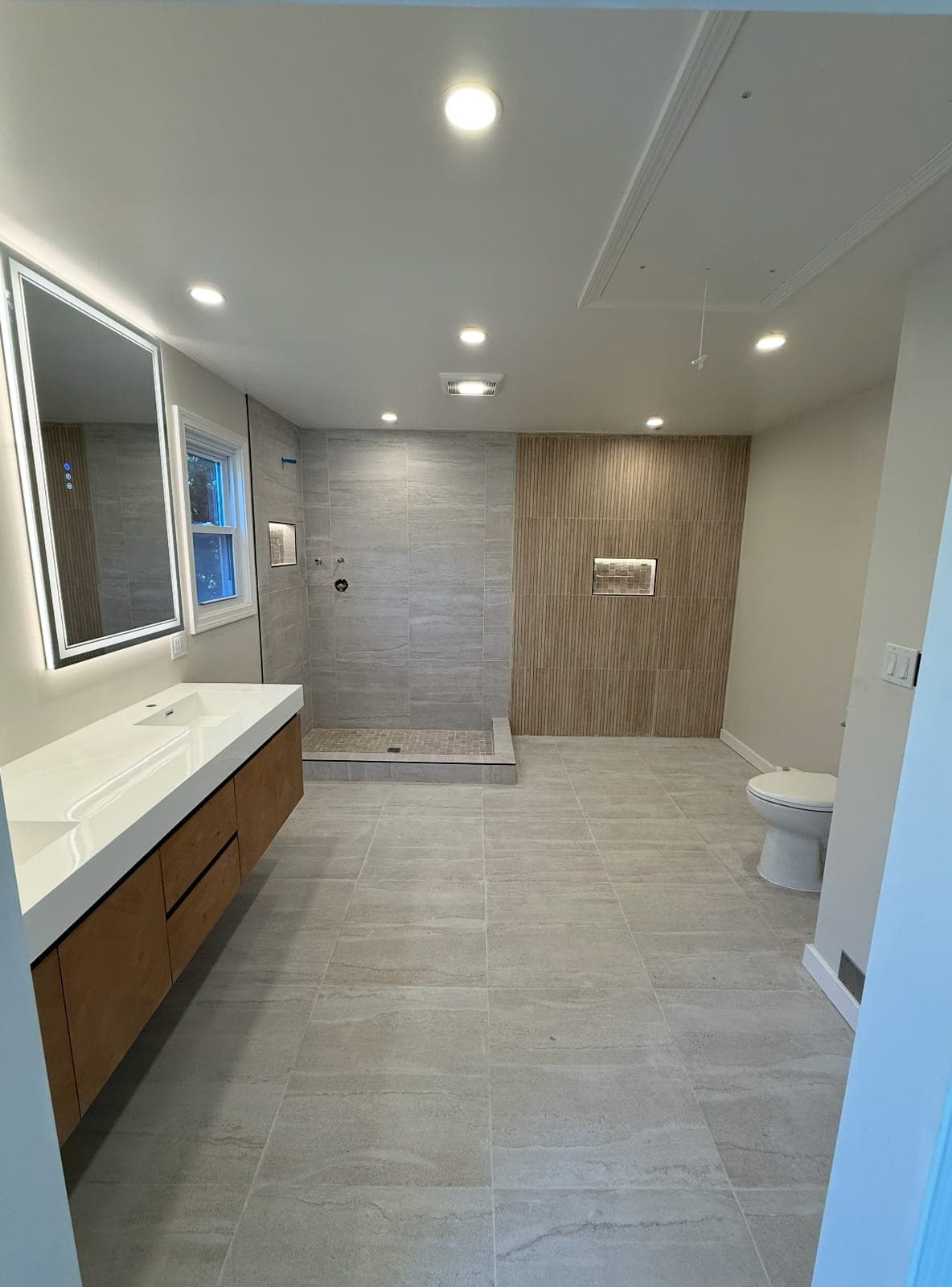 Bath Tile Shower Vanity — project by Harborview Home Improvements